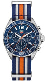 Buy Shop Tag Heuer Formula 1 Chronograph 43mm Blue Dial NATO Strap Watch for Men - CAZ1014.FC8196 USA Online