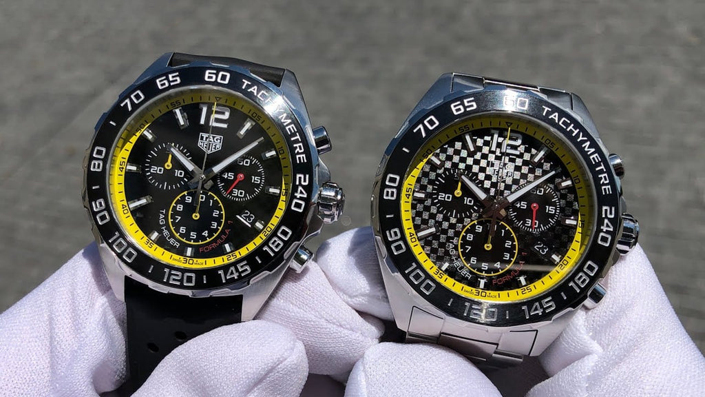 Buy Shop Tag Heuer Formula 1 Chronograph Black Dial Black Rubber Strap Watch for Men - CAZ101AC.FT8024 USA Online