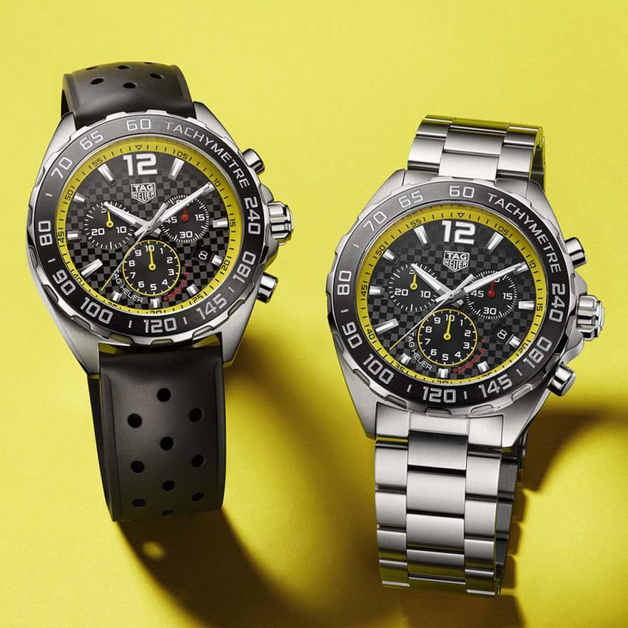 Buy Shop Tag Heuer Formula 1 Chronograph Black Dial Black Rubber Strap Watch for Men - CAZ101AC.FT8024 USA Online