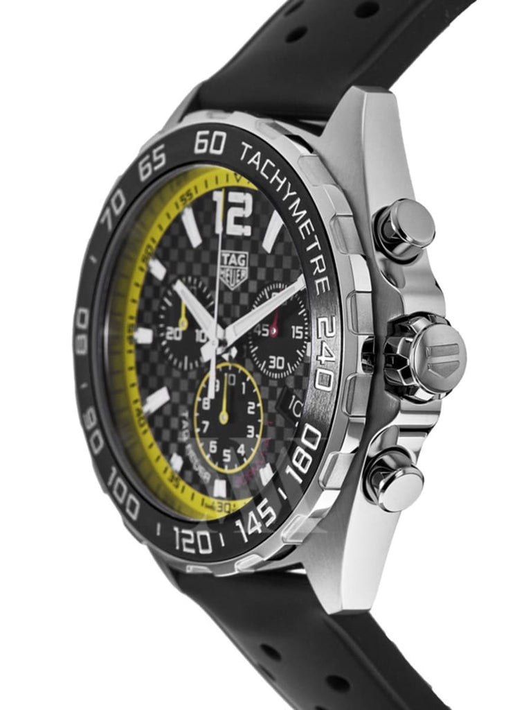Buy Shop Tag Heuer Formula 1 Chronograph Black Dial Black Rubber Strap Watch for Men - CAZ101AC.FT8024 USA Online