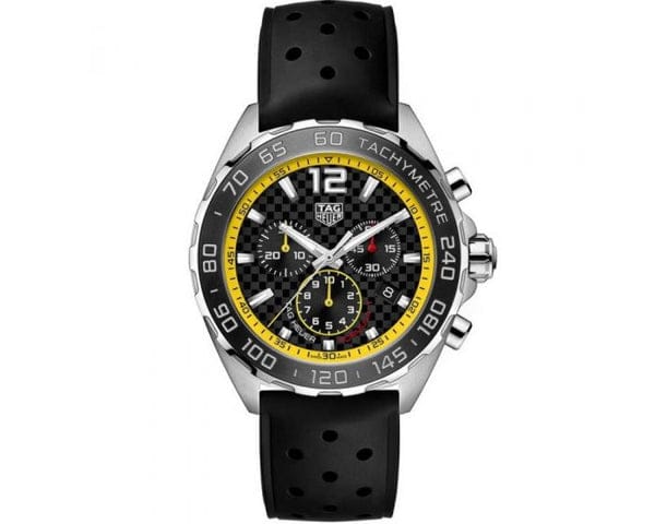 Buy Shop Tag Heuer Formula 1 Chronograph Black Dial Black Rubber Strap Watch for Men - CAZ101AC.FT8024 USA Online