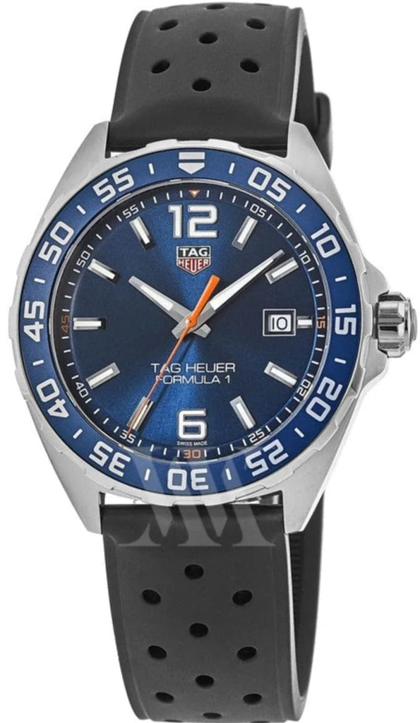 Buy Shop Tag Heuer Formula 1 Chronograph Black Dial Black Rubber Strap Watch for Men - WAZ1010.FT8024 USA Online