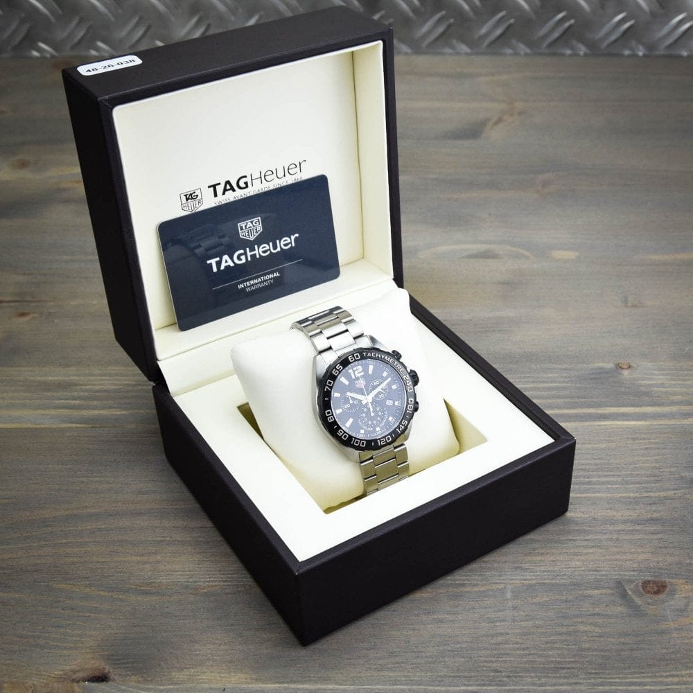 Buy Shop Tag Heuer Formula 1 Chronograph Black Dial Silver Steel Strap Watch for Men - CAZ1010.BA0842 USA Online