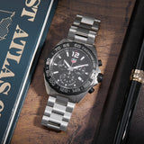 Buy Shop Tag Heuer Formula 1 Chronograph Black Dial Silver Steel Strap Watch for Men - CAZ1010.BA0842 USA Online