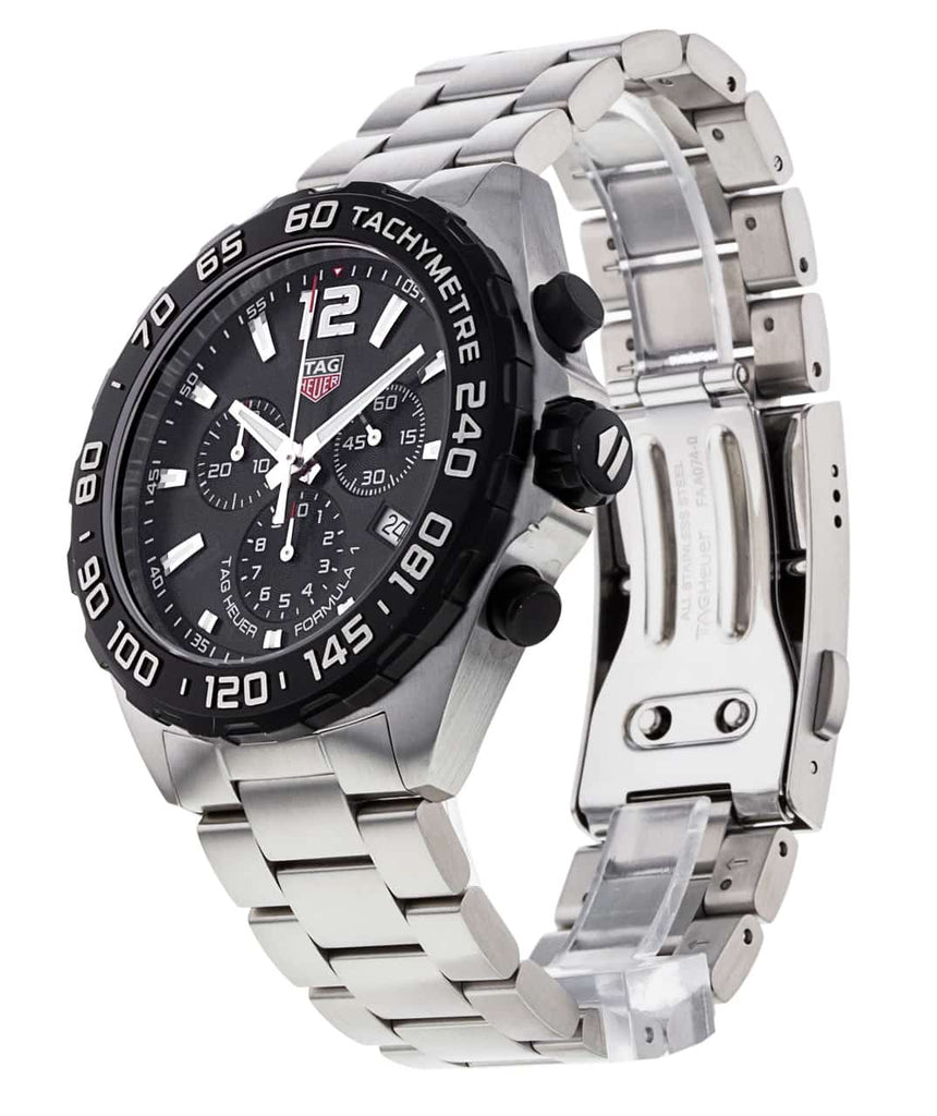Buy Shop Tag Heuer Formula 1 Chronograph Black Dial Silver Steel Strap Watch for Men - CAZ1010.BA0842 USA Online