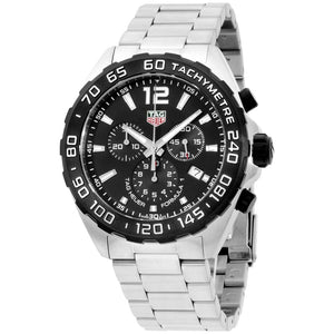 Buy Shop Tag Heuer Formula 1 Chronograph Black Dial Silver Steel Strap Watch for Men - CAZ1010.BA0842 USA Online