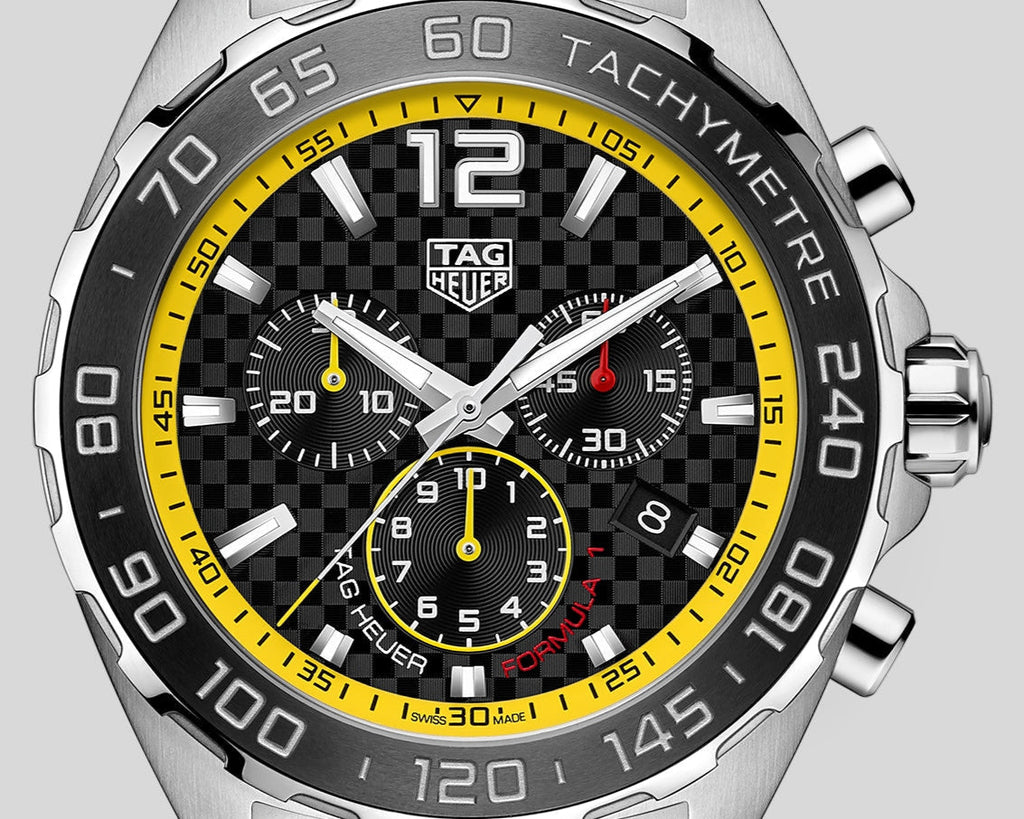Buy Shop Tag Heuer Formula 1 Chronograph Black Dial Silver Steel Strap Watch for Men- CAZ101AC.BA0842 USA Online