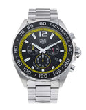 Buy Shop Tag Heuer Formula 1 Chronograph Black Dial Silver Steel Strap Watch for Men- CAZ101AC.BA0842 USA Online