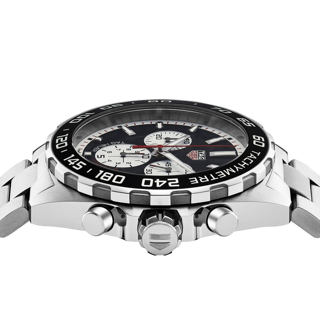Buy Shop Tag Heuer Formula 1 Chronograph Black Dial Silver Steel Strap Watch for Men - CAZ101E.BA0842 USA Online