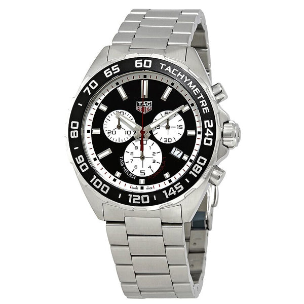 Buy Shop Tag Heuer Formula 1 Chronograph Black Dial Silver Steel Strap Watch for Men - CAZ101E.BA0842 USA Online