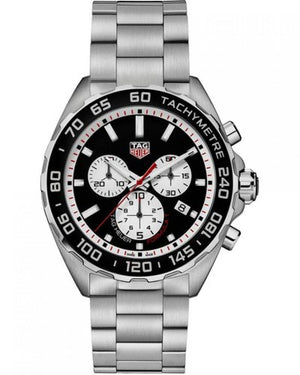Buy Shop Tag Heuer Formula 1 Chronograph Black Dial Silver Steel Strap Watch for Men - CAZ101E.BA0842 USA Online