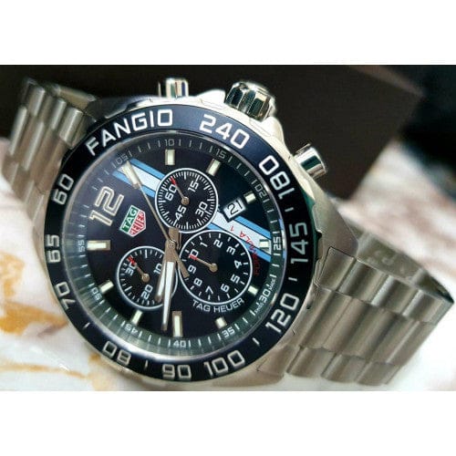 Buy Shop Tag Heuer Formula 1 Chronograph Black Dial Silver Steel Strap Watch for Men - CAZ101H.BA0842 USA Online