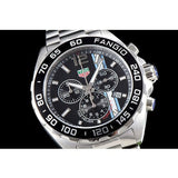 Buy Shop Tag Heuer Formula 1 Chronograph Black Dial Silver Steel Strap Watch for Men - CAZ101H.BA0842 USA Online