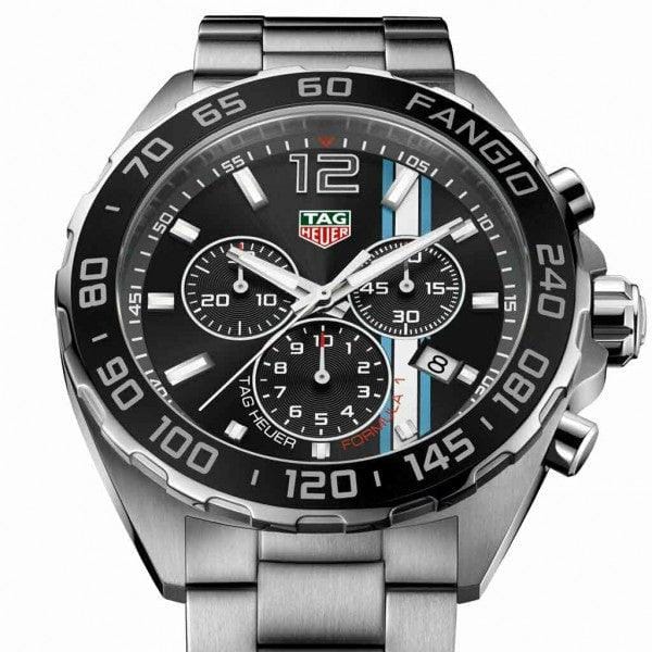 Buy Shop Tag Heuer Formula 1 Chronograph Black Dial Silver Steel Strap Watch for Men - CAZ101H.BA0842 USA Online