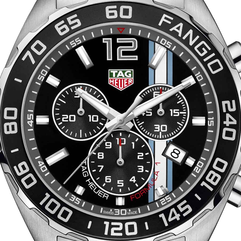Buy Shop Tag Heuer Formula 1 Chronograph Black Dial Silver Steel Strap Watch for Men - CAZ101H.BA0842 USA Online