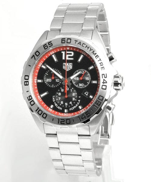 Buy Shop Tag Heuer Formula 1 Chronograph Black Dial Silver Steel Strap Watch for Men - CAZ101Y.BA0842 USA Online