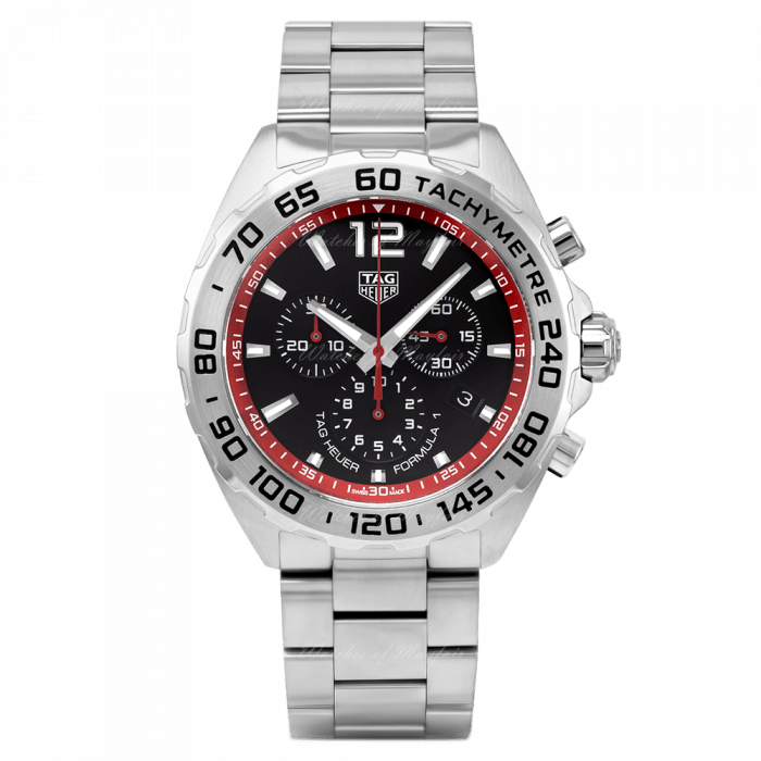 Buy Shop Tag Heuer Formula 1 Chronograph Black Dial Silver Steel Strap Watch for Men - CAZ101Y.BA0842 USA Online