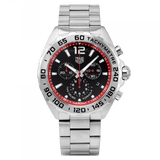 Buy Shop Tag Heuer Formula 1 Chronograph Black Dial Silver Steel Strap Watch for Men - CAZ101Y.BA0842 USA Online