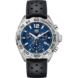 Buy Shop Tag Heuer Formula 1 Chronograph Blue Dial Black Rubber Strap Watch for Men - CAZ101K.FT8024 USA Online
