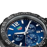 Buy Shop Tag Heuer Formula 1 Chronograph Blue Dial Blue Rubber Strap Watch for Men - CAZ101AV.FT8077 USA Online