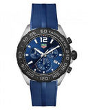 Buy Shop Tag Heuer Formula 1 Chronograph Blue Dial Blue Rubber Strap Watch for Men - CAZ101AV.FT8077 USA Online