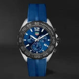 Buy Shop Tag Heuer Formula 1 Chronograph Blue Dial Blue Rubber Strap Watch for Men - CAZ101AV.FT8077 USA Online