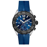 Buy Shop Tag Heuer Formula 1 Chronograph Blue Dial Blue Rubber Strap Watch for Men - CAZ101AV.FT8077 USA Online