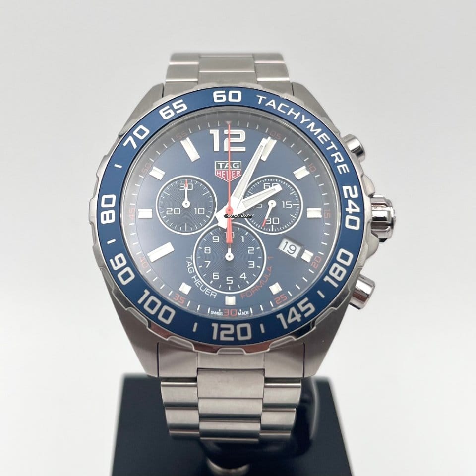 Buy Shop Tag Heuer Formula 1 Chronograph Blue Dial Silver Steel Strap Watch for Men - CAZ1014.BA0842 USA Online