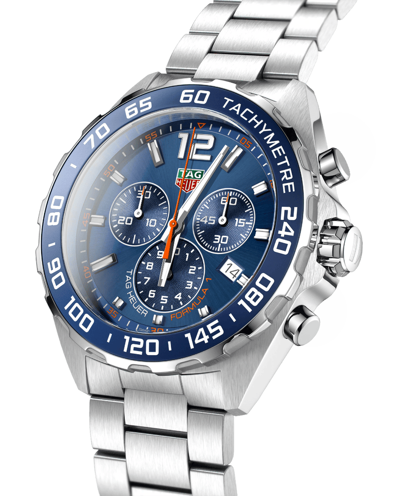 Buy Shop Tag Heuer Formula 1 Chronograph Blue Dial Silver Steel Strap Watch for Men - CAZ1014.BA0842 USA Online