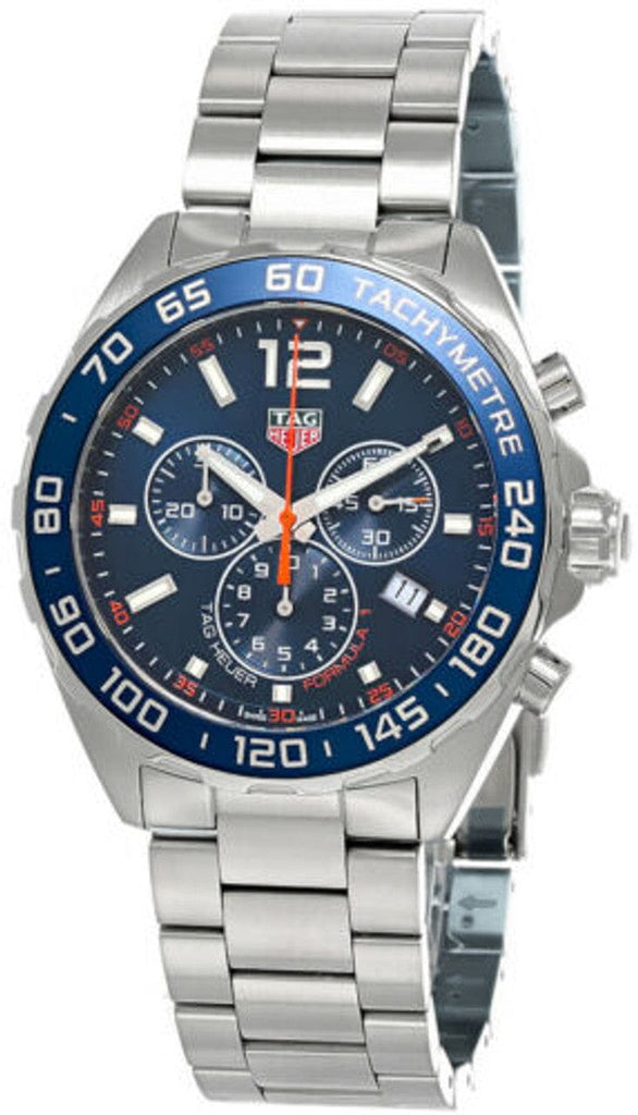 Buy Shop Tag Heuer Formula 1 Chronograph Blue Dial Silver Steel Strap Watch for Men - CAZ1014.BA0842 USA Online