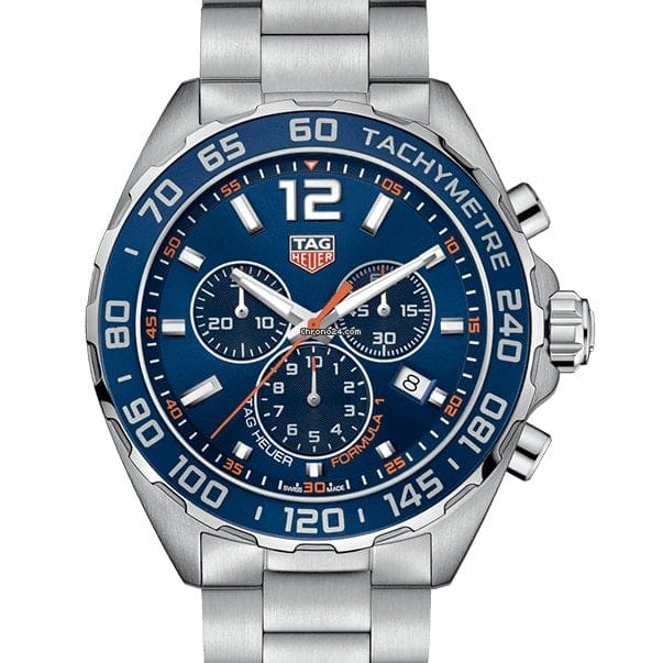 Buy Shop Tag Heuer Formula 1 Chronograph Blue Dial Silver Steel Strap Watch for Men - CAZ1014.BA0842 USA Online