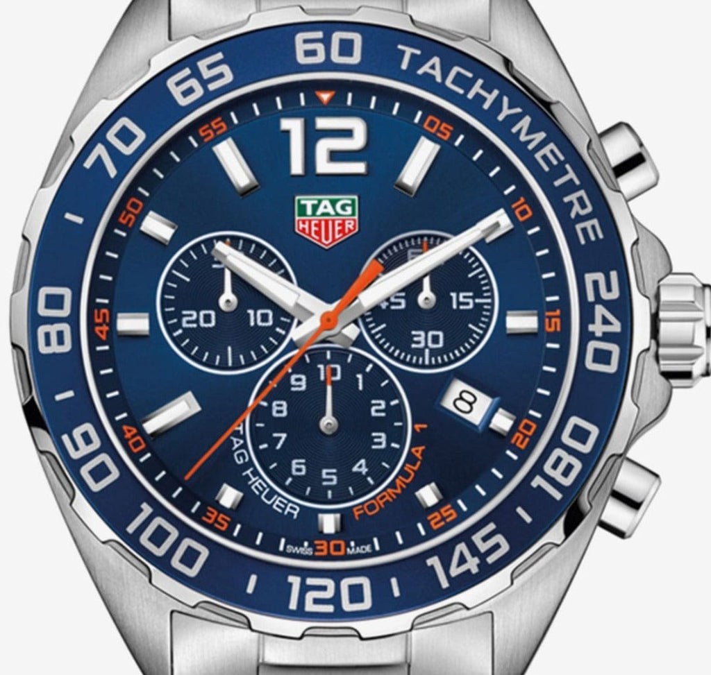 Buy Shop Tag Heuer Formula 1 Chronograph Blue Dial Silver Steel Strap Watch for Men - CAZ1014.BA0842 USA Online