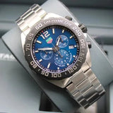 Buy Shop Tag Heuer Formula 1 Chronograph Blue Dial Silver Steel Strap Watch for Men - CAZ101AV.BA0842 USA Online