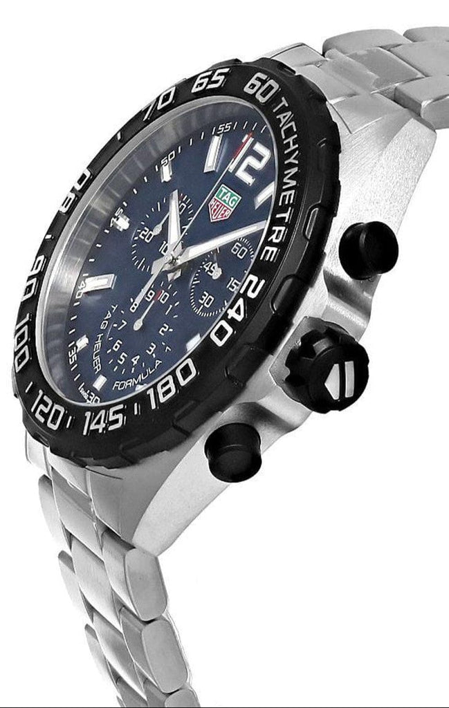 Buy Shop Tag Heuer Formula 1 Chronograph Blue Dial Silver Steel Strap Watch for Men - CAZ101AV.BA0842 USA Online