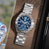 Buy Shop Tag Heuer Formula 1 Chronograph Blue Dial Silver Steel Strap Watch for Men - CAZ101K.BA0842 USA Online