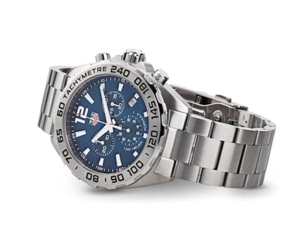 Buy Shop Tag Heuer Formula 1 Chronograph Blue Dial Silver Steel Strap Watch for Men - CAZ101K.BA0842 USA Online