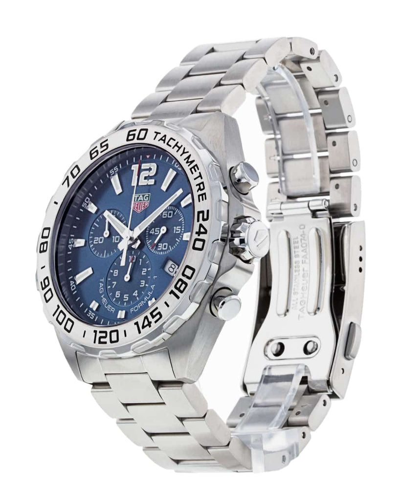 Buy Shop Tag Heuer Formula 1 Chronograph Blue Dial Silver Steel Strap Watch for Men - CAZ101K.BA0842 USA Online
