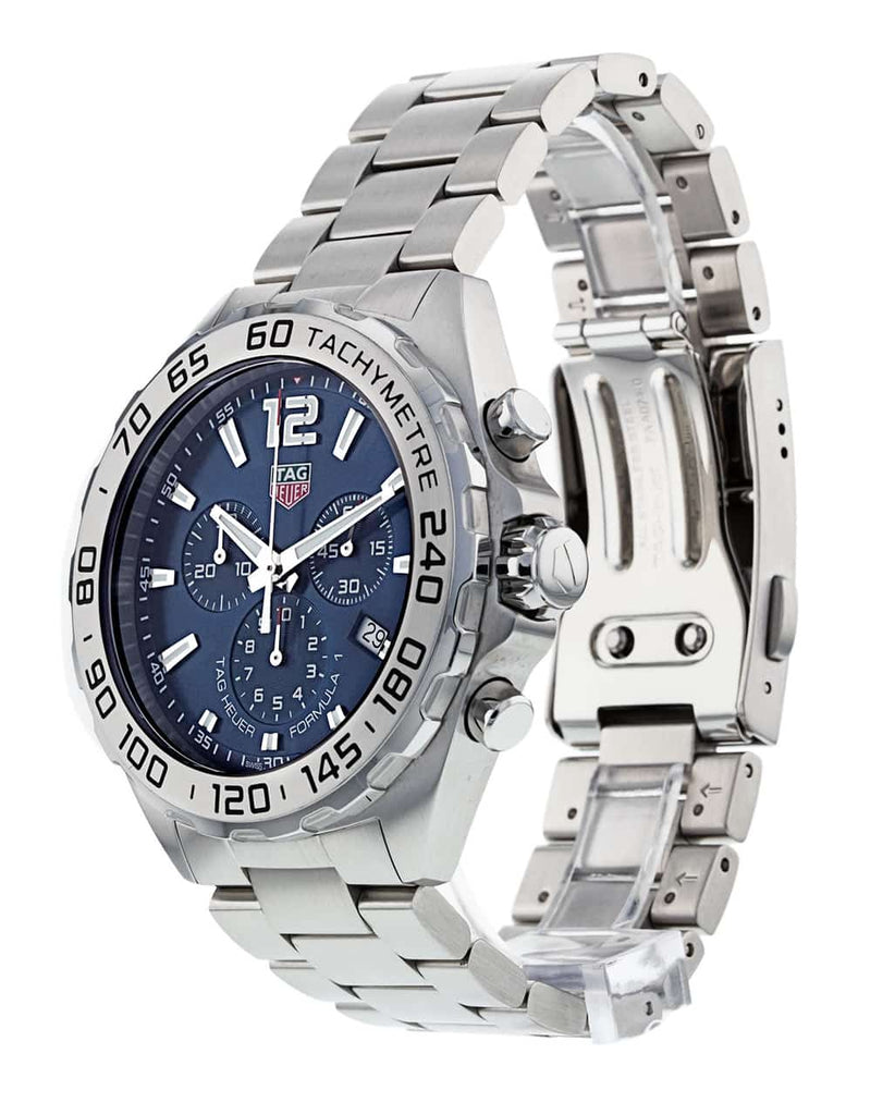 Buy Shop Tag Heuer Formula 1 Chronograph Blue Dial Silver Steel Strap Watch for Men - CAZ101K.BA0842 USA Online