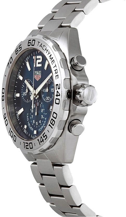 Buy Shop Tag Heuer Formula 1 Chronograph Blue Dial Silver Steel Strap Watch for Men - CAZ101K.BA0842 USA Online