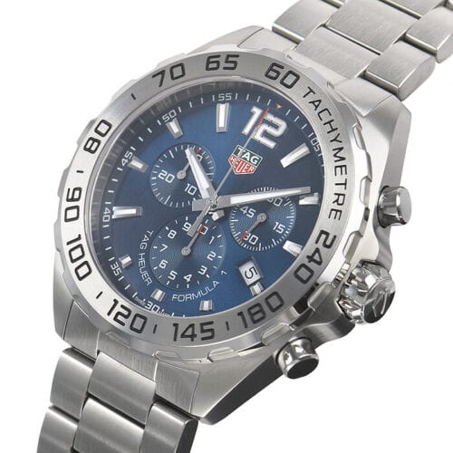 Buy Shop Tag Heuer Formula 1 Chronograph Blue Dial Silver Steel Strap Watch for Men - CAZ101K.BA0842 USA Online