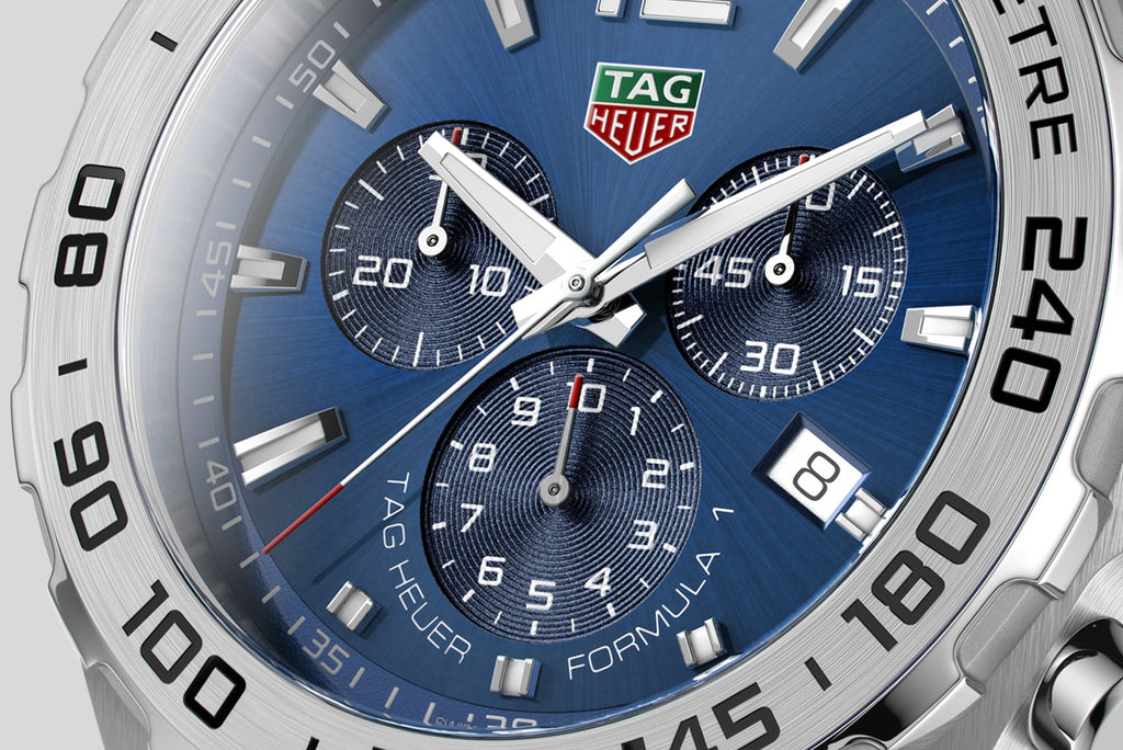 Buy Shop Tag Heuer Formula 1 Chronograph Blue Dial Silver Steel Strap Watch for Men - CAZ101K.BA0842 USA Online