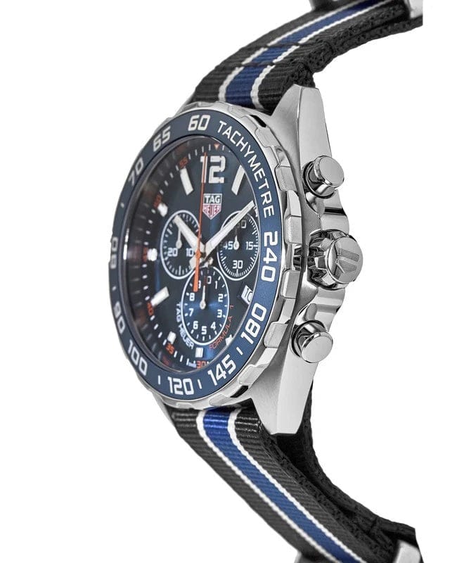 Buy Shop Tag Heuer Formula 1 Chronograph Blue Dial Two Tone NATO Strap Watch for Men - CAZ1014.FC8197 USA Online