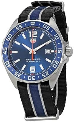 Buy Shop Tag Heuer Formula 1 Chronograph Blue Dial Two Tone NATO Strap Watch for Men - CAZ1014.FC8197 USA Online