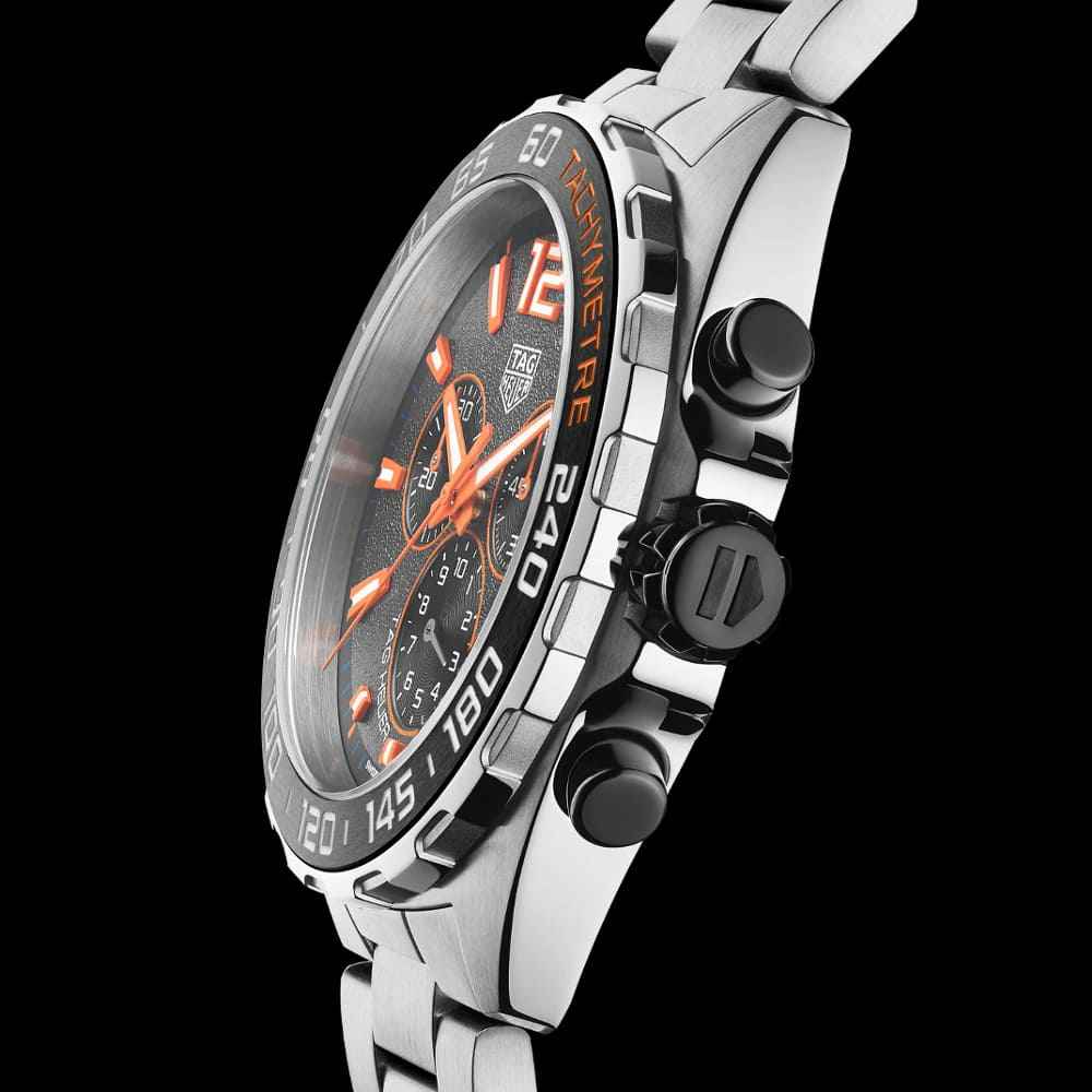 Buy Shop Tag Heuer Formula 1 Chronograph Ceramic Black Dial Silver Steel Strap Watch for Men - CAZ101AH.BA0842 USA Online