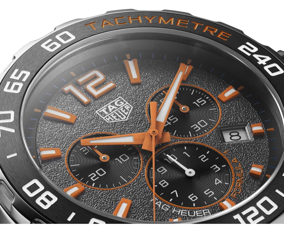 Buy Shop Tag Heuer Formula 1 Chronograph Ceramic Black Dial Silver Steel Strap Watch for Men - CAZ101AH.BA0842 USA Online