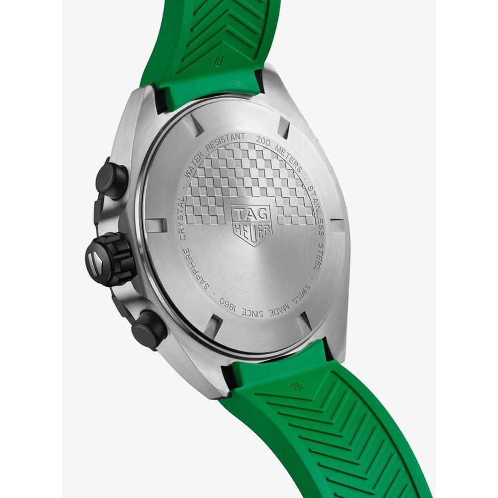 Buy Shop Tag Heuer Formula 1 Chronograph Green Dial Green Rubber Strap Watch for Men - CAZ101AP.FT8056 USA Online