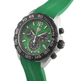 Buy Shop Tag Heuer Formula 1 Chronograph Green Dial Green Rubber Strap Watch for Men - CAZ101AP.FT8056 USA Online
