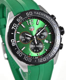 Buy Shop Tag Heuer Formula 1 Chronograph Green Dial Green Rubber Strap Watch for Men - CAZ101AP.FT8056 USA Online