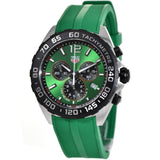 Buy Shop Tag Heuer Formula 1 Chronograph Green Dial Green Rubber Strap Watch for Men - CAZ101AP.FT8056 USA Online