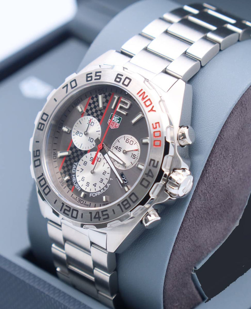 Buy Shop Tag Heuer Formula 1 Chronograph Grey Dial Silver Steel Strap Watch for Men - CAZ1114.BA0877 USA Online